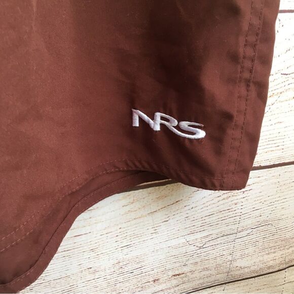 NRS BOARD SHORTS IN BROWN AND WHITE - Picture 3 of 5